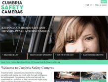 Tablet Screenshot of cumbriasafetycameras.org